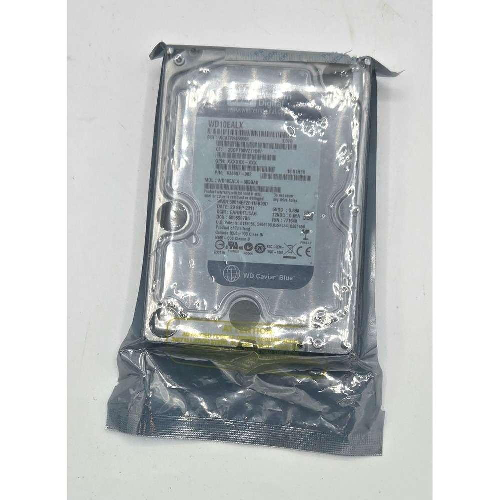 WD‎ Caviar Blue 1TB Desktop Hard Drive (WD10EALX) - NEW/Sealed